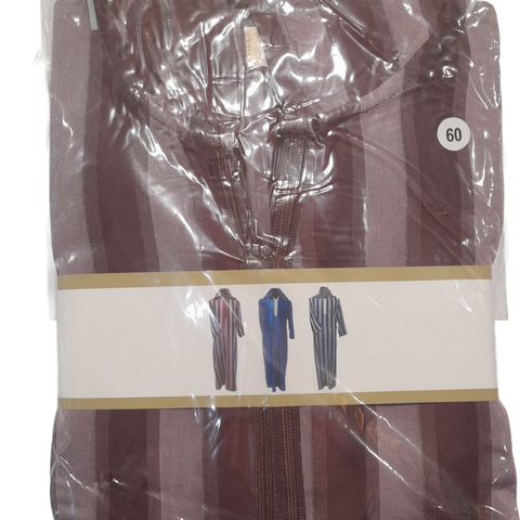 Moroccan Thin Hooded Burgundy