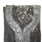 Moroccan Thin Half Sleeve Black With Silver