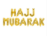 hajj mubarak foil balloons