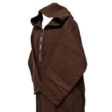 Winter Moroccan Thick Hooded Dark Brown